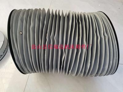 防火阻燃耐高温拉链式圆形伸缩防护罩