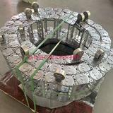 带滚轮，滑轮，支撑架钢制拖链