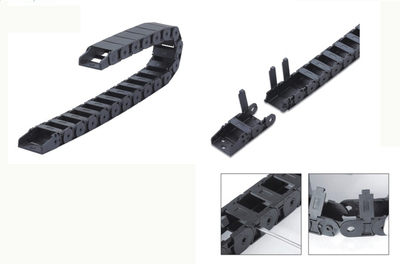 轻型拖链18系列半封闭内侧开