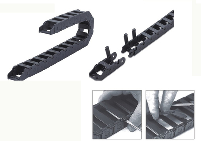 轻型拖链25系列连体内侧开