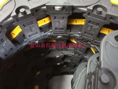 滑行带轴承滚轮长距离尼龙拖链